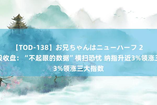 【TOD-138】お兄ちゃんはニューハーフ 2 好意思股收盘：“不起眼的数据”横扫恐忧 纳指升近3%领涨三大指数